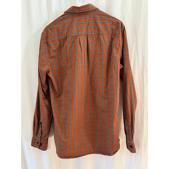 G.H. Bass & Co. Orange Plaid Button-Up Shirt - Size Medium - Picture 5 of 10